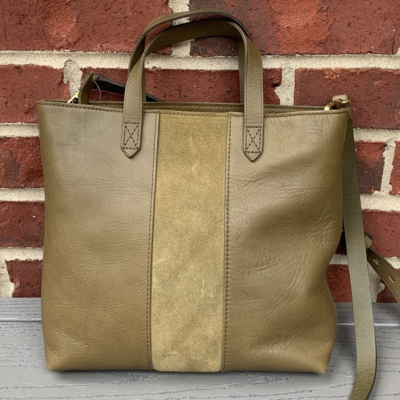Madewell Zip-Top Transport Crossbody Bag with Stripe - Picture 10 of 11